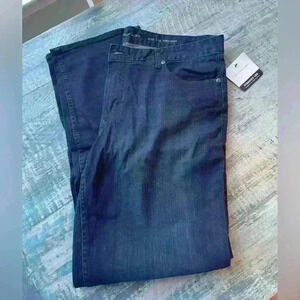 NWT Mens Calvin Klein Dark Wash Straight Jean 38x32